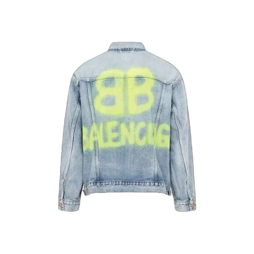 BB Sprayed Denim Jacket Large Fit