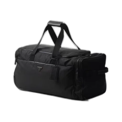 Re-Nylon and Saffiano leather trolley