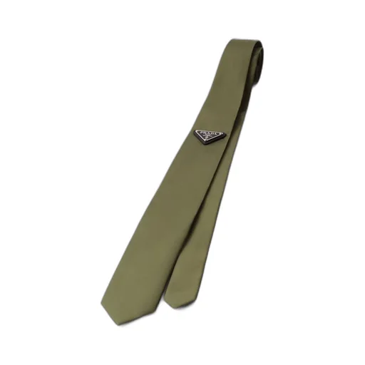 Re-Nylon gabardine tie