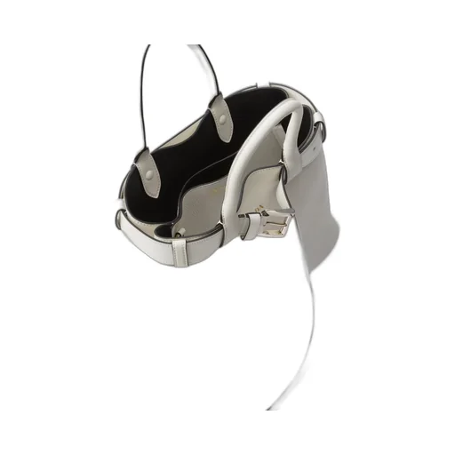 Prada Buckle medium leather handbag with belt