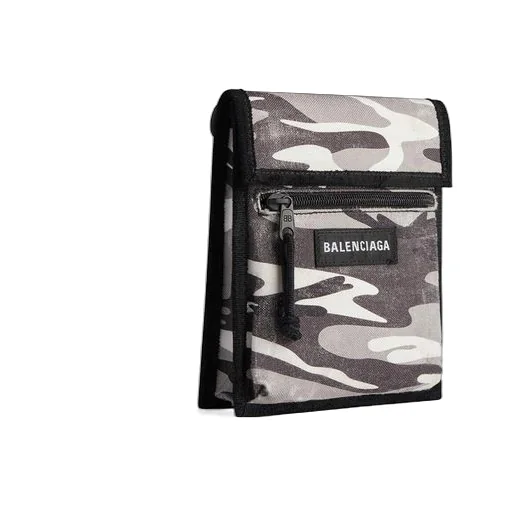 Explorer Small Pouch With Strap Camo Print 
