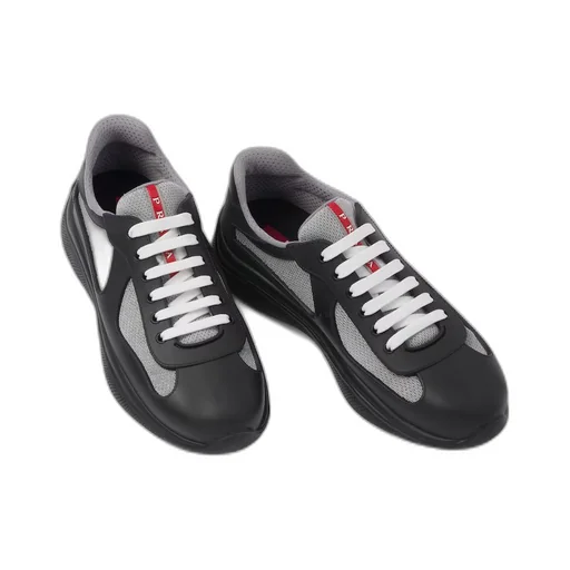 Prada America's Cup Soft rubber and bike fabric sneakers