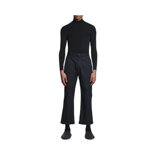 Cropped Cotton Trousers