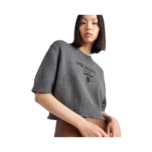 Wool and cashmere crew-neck sweater