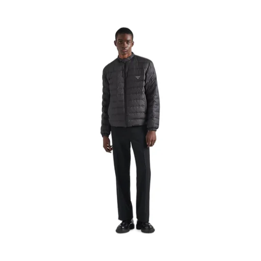 Short polyester down jacket