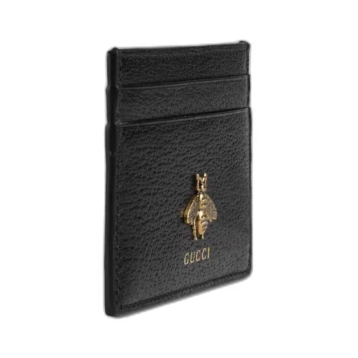 Animalier leather card case