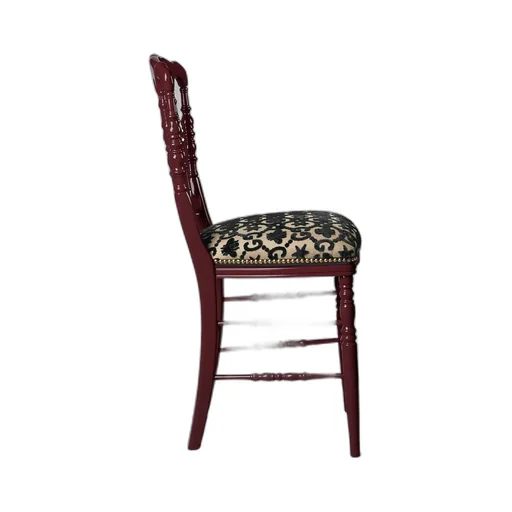 Wood chair with GG bees and stars