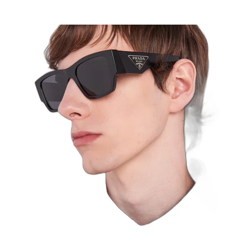 Sunglasses with triangle logo