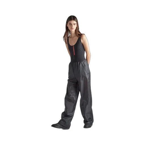Stretch jersey one-piece swimsuit