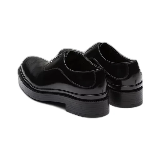 Brushed Leather Oxford Shoes