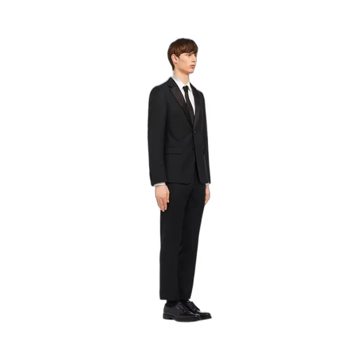 Singled-breasted two-button wool mohair tuxedo