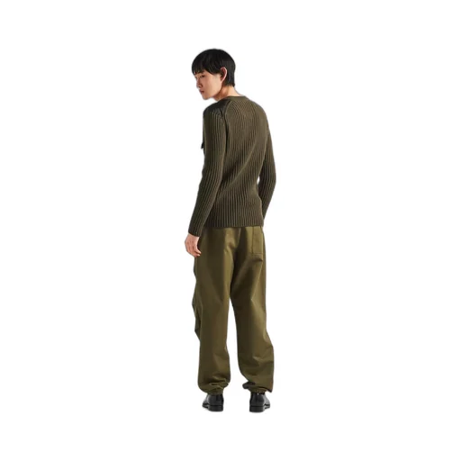Wool and cashmere crew-neck sweater