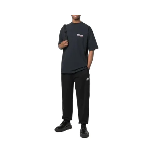 Paris Logo Stretched Knee Sweatpants