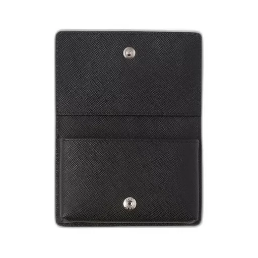 Saffiano leather card holder