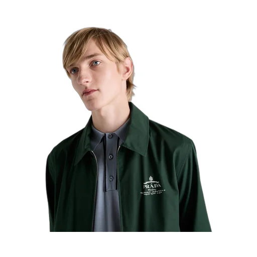 Cotton blend blouson jacket