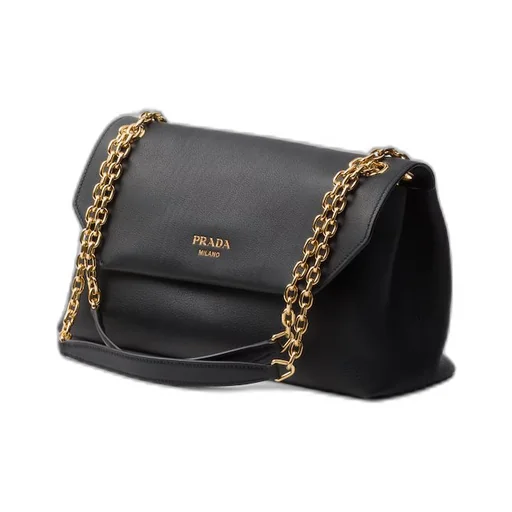 Medium leather shoulder bag