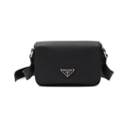 Saffiano leather shoulder bag