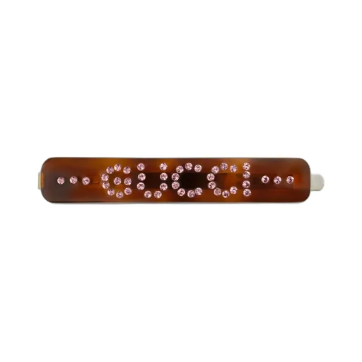 'GUCCI' hair slide with crystals