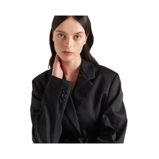 Single-breasted Re-Nylon jacket