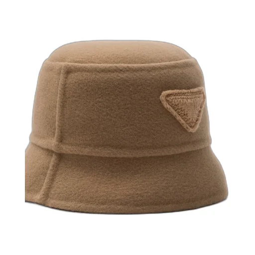 Velour cloth bucket hat