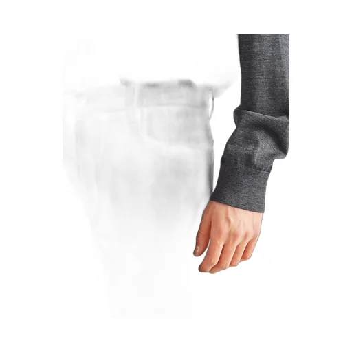 Five-pocket velvet denim jeans