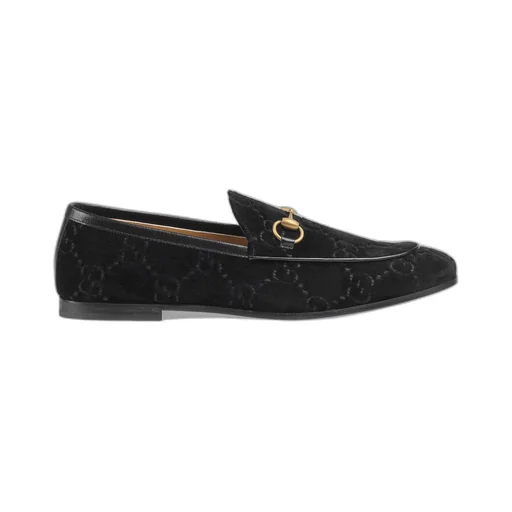 Gucci Jordaan GG velvet loafer