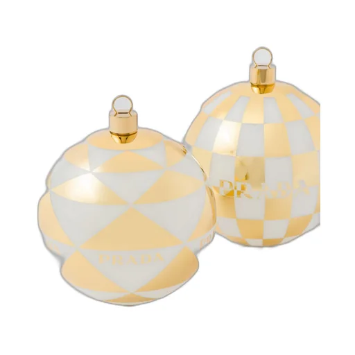 Glass Christmas ornament set