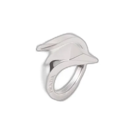 Eternal Gold snake mini ring in white gold