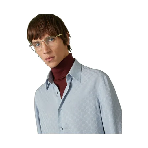 GG silk crêpe shirt