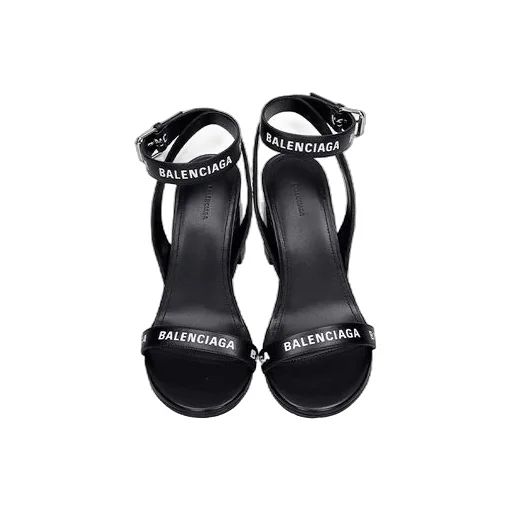 All Over Logo Sandal Heels