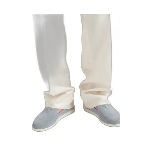 Suede calf leather slip-ons