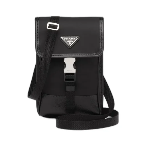 Re-Nylon and Saffiano leather smartphone case