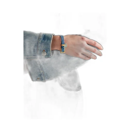 Saffiano leather bracelet