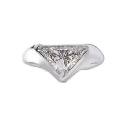 Eternal Gold ring in white gold with laboratory-grown diamond