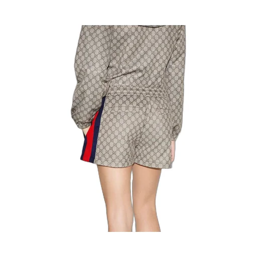 GG technical jersey shorts with Web