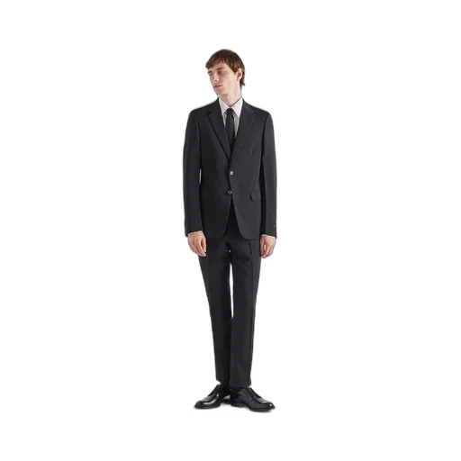 Single Breasted Wool And Mohair Suit