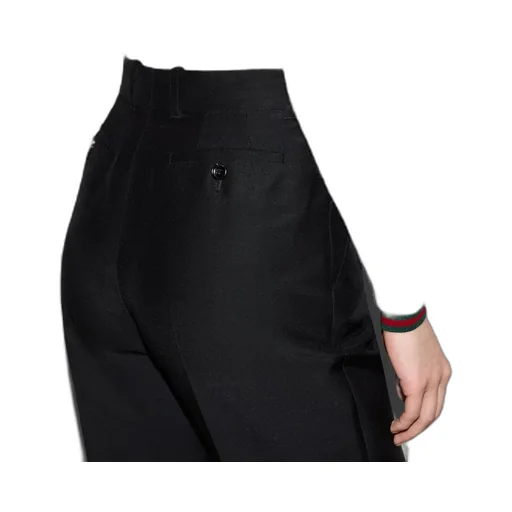Wool silk trouser