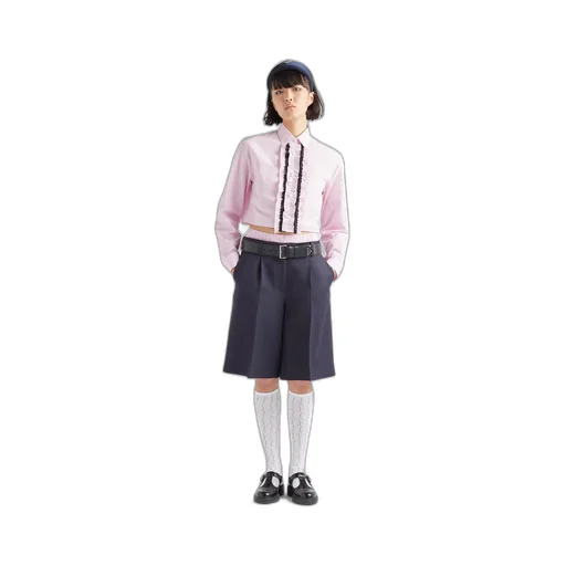 Gabardine Bermuda shorts