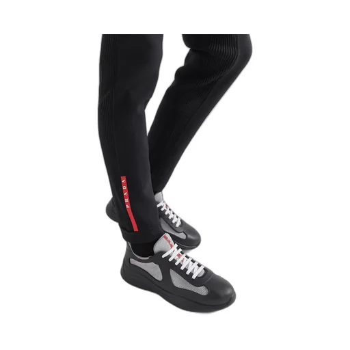 Prada America's Cup Soft rubber and bike fabric sneakers