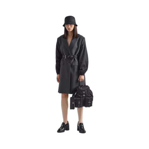 Re-Nylon medium backpack with pouch