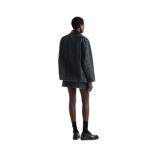 Canvas miniskirt