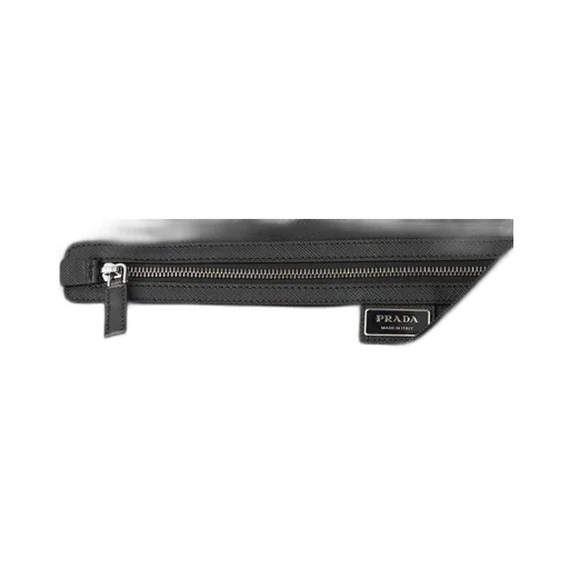 Saffiano leather trolley