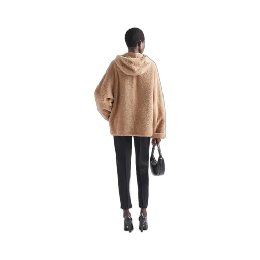 Nappa shearling jacket