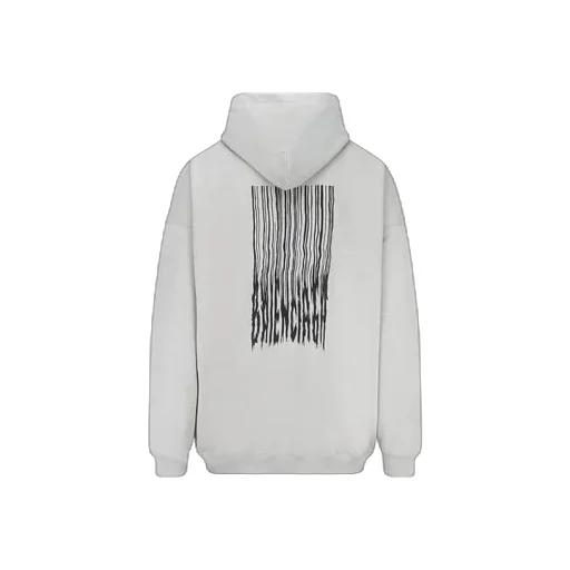 Barcode Cotton Hoodie