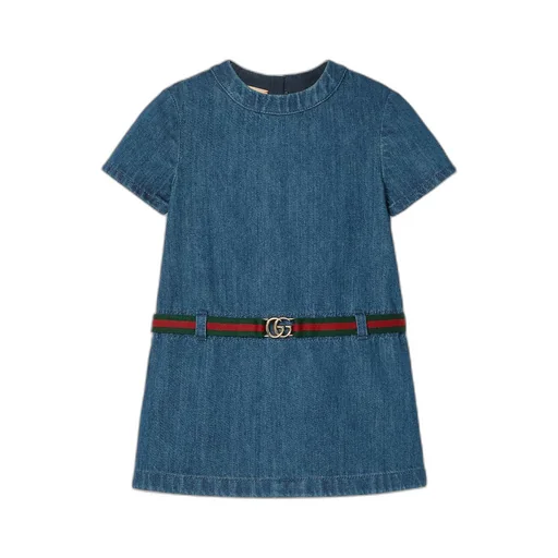 Children's denim dress with Web