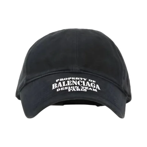 Property Of Embroidered Denim Ball Cap