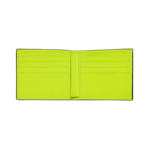 GG rubber-effect bi-fold wallet
