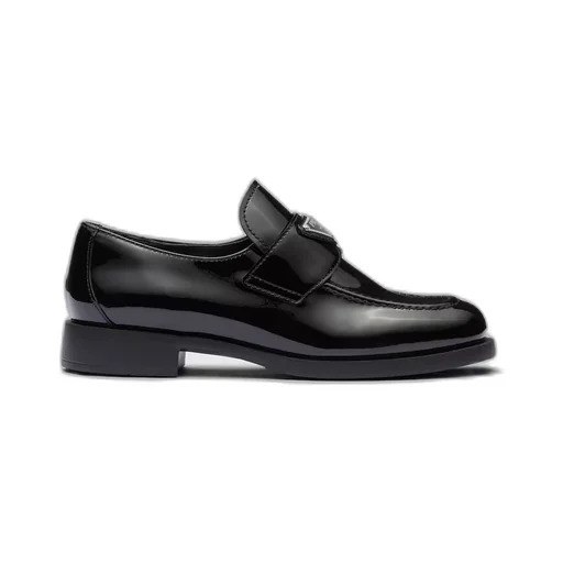 Patent-leather loafers