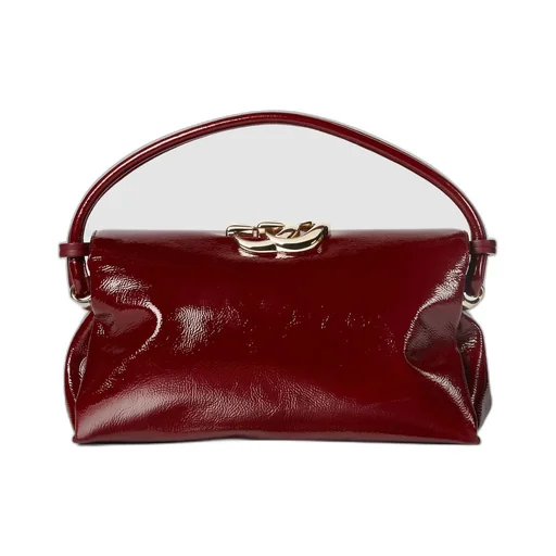 Small top handle bag with Double G