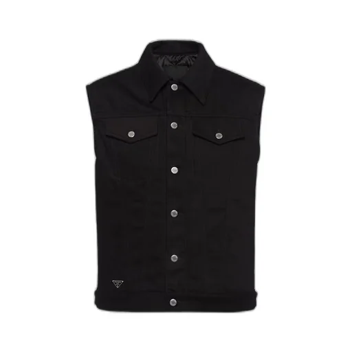 Bull denim vest